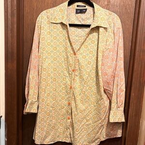 Jones New York signature women’s stretch button down top